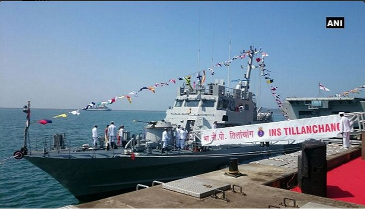 Navy commissions INS Tillanchang at Karwar