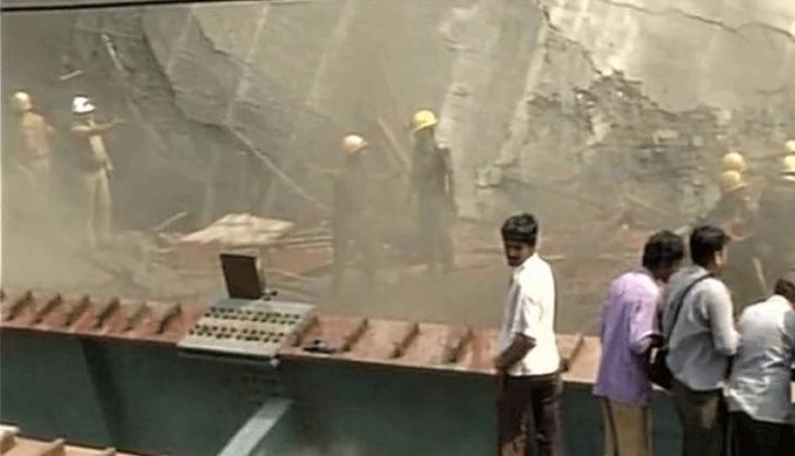 1 killed, 16 injured as under-construction building collapses