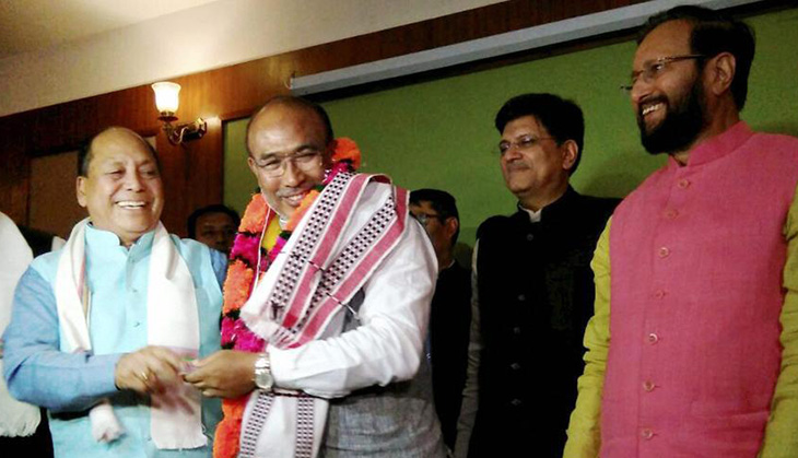 N Biren Singh set to lead BJP's first government in Manipur