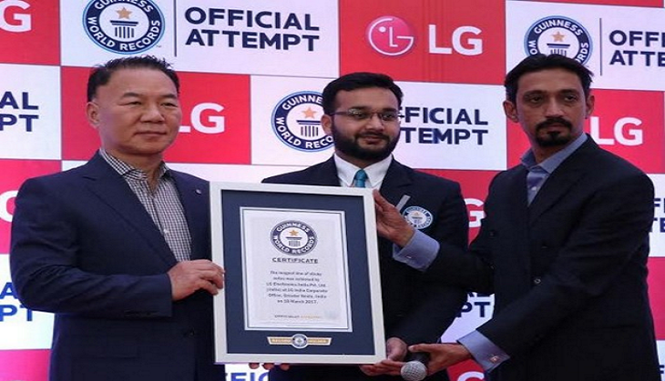 LG #KarSalaam initiative achieves a 'Guinness World Records' title