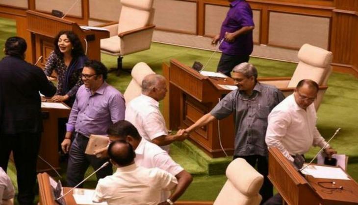 MANOHAR PARRIKAR WINS TRUST VOTE