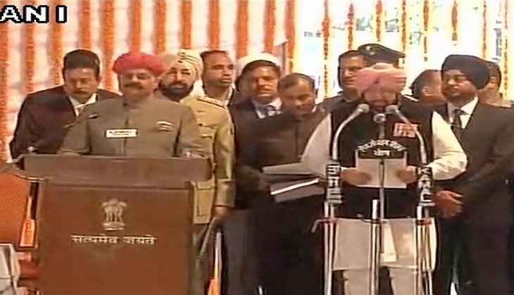 Captain Amarinder Singh sworn-in as Punjab Chief Minister
