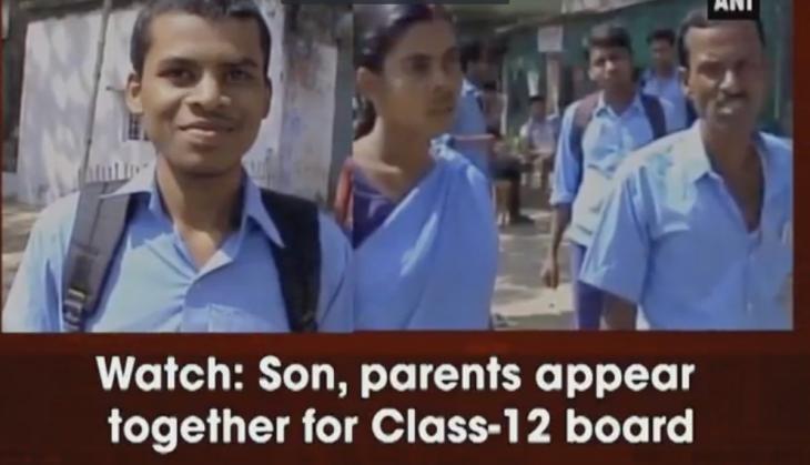 Mother, Father and Son appear board exams