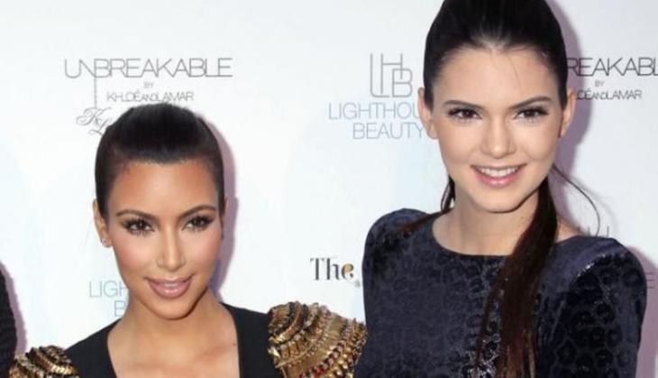 Kim Kardashian and little sister Kendall Jenner