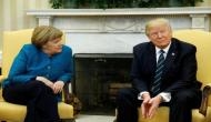 Donald Trump rejects Angela Merkel's handshake, Twitter goes crazy