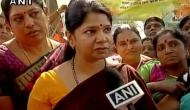 DMK MP Kanimozhi leads protest demanding early passage of Women's Reservation Bill