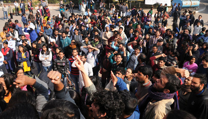 JNU erupts as students protest against massive seat cut for research courses