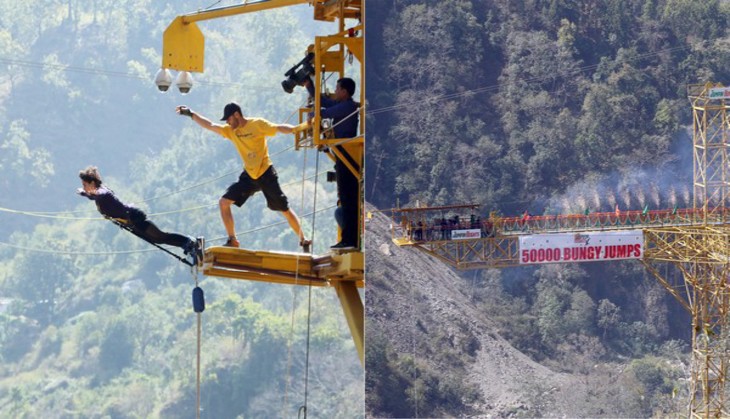 Jumpin Heights celebrates 50,000 Bungy Jumps with 'Dangal' girls 