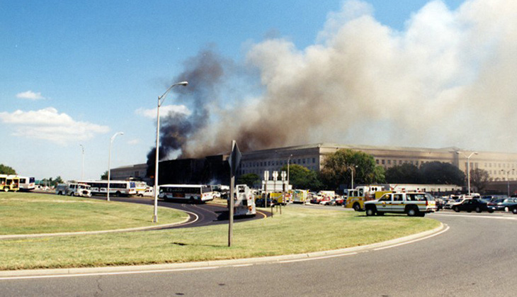 FBI re-releases terrifying photos of Pentagon after 9/11 attack