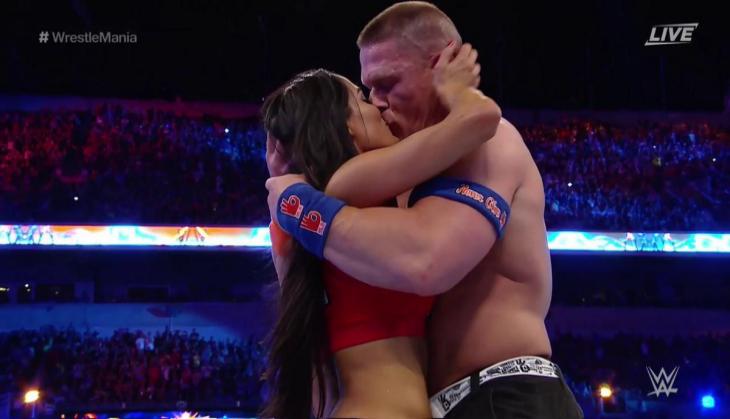 WrestleMania: John Cena proposes to Nikki Bella