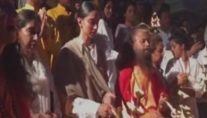 Deepika Padukone attends Ganga aarti in Rishikesh