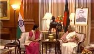  Sushma Swaraj calls on Bangladesh PM Hasina