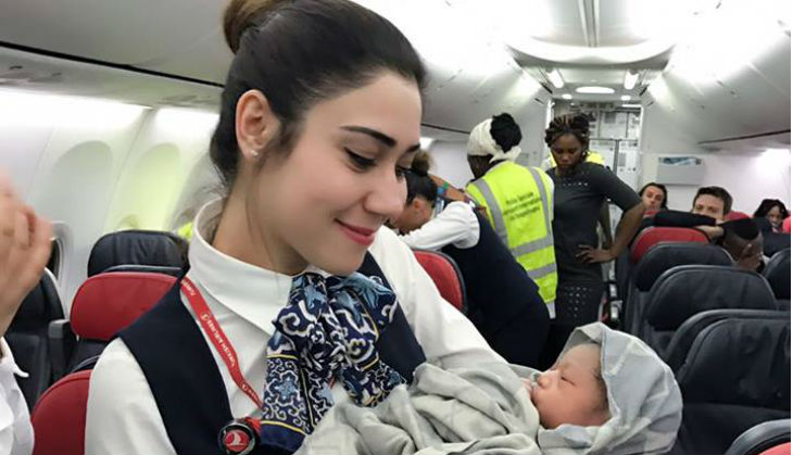 Turkish Airlines crew help woman deliver baby girl at 42,000 feet