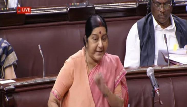 SUSHMA SWARAJ KULBHUSHAN JADHAV
