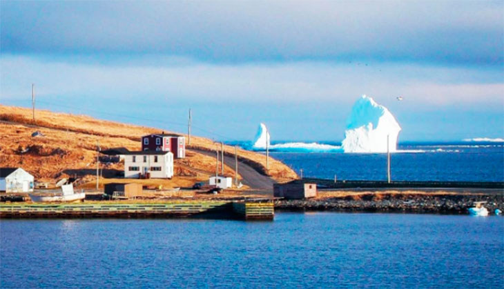 Giant iceberg alert! Tourists flock to Newfoundland for 45-metre spectacle