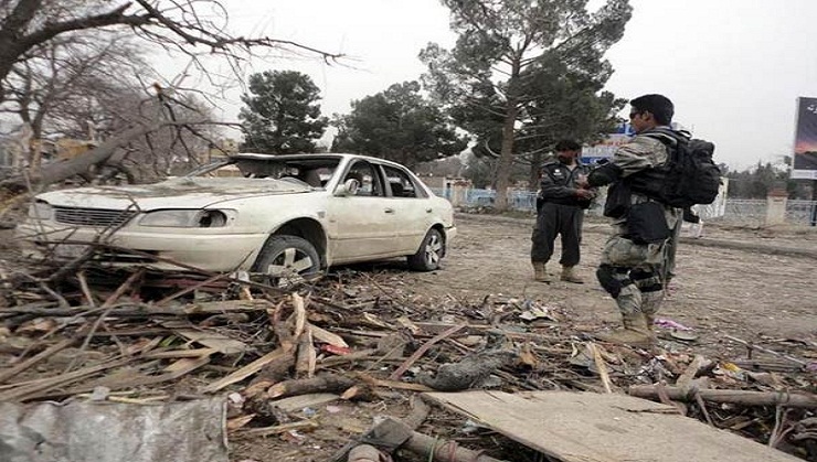 Suicide car bomb attack near Khost military base