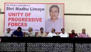 Unite or there will be nothing left: Oppn comes together on Limaye's birth anniversary