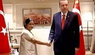 EAM Sushma Swaraj meets Turkish President Erdogan