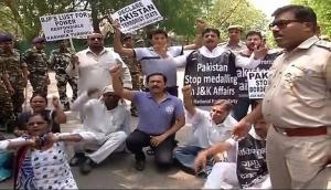 Declare Pakistan a terror state: Panthers Party protests outside Pakistan High Commission