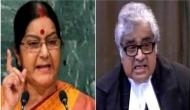 Harish Salve charged Rs 1 to fight Jadhav's case at ICJ: Sushma Swaraj