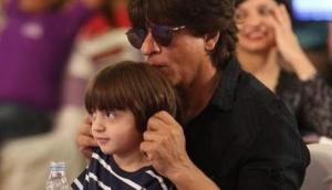 SRK celebrates 10 years of KKR with AbRam