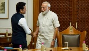 Tendulkar briefs PM Modi about 'Sachin A Billion Dreams', receives blessings
