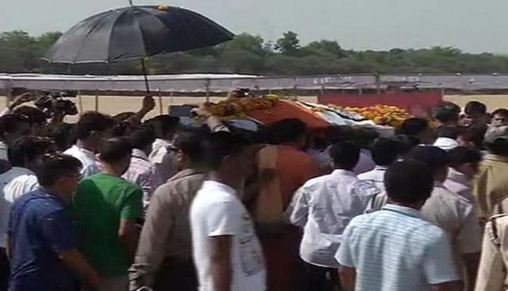 Anil Madhav Dave's last rites performed in Indore