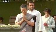 Sonia, Rahul pay tribute to Rajiv Gandhi on his death anniversary
