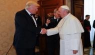 Pope Francis welcomes Trump at the Vatican
