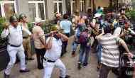Bombs, arson and stone pelting during BJP's protest in Kolkata 