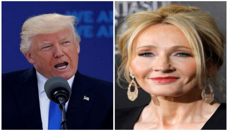 You tiny, tiny man: Rowling to Trump on 'shoving' Montenegro PM