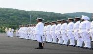 Sri Lankan Navy Chief reviews INA Passing out Parade