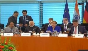 Modi, Merkel hold 4th Indo-German intergovernmental talks