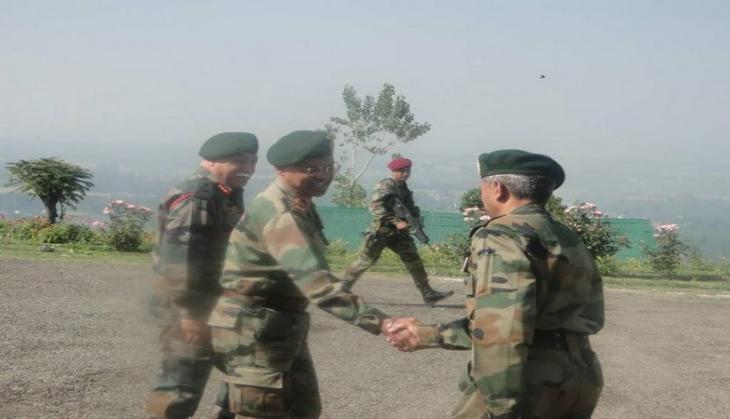 Northern Army Commander lauds troops for killing Hizbul commander Sabzar Bhat