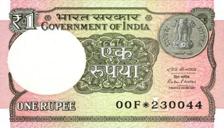 one rupee note