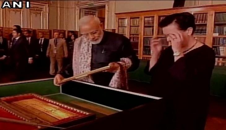 PM Modi lauds work of Institute of Oriental Manuscripts in St. Petersburg
