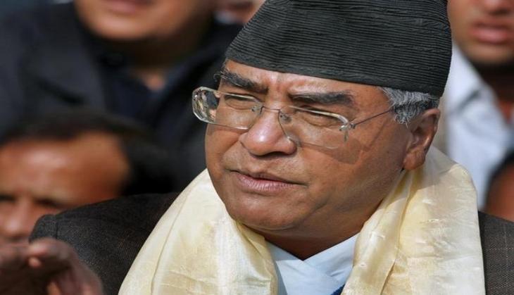 Newly-elected Nepal 40th Prime Minister Sher Bahadur Deuba takes oath of office