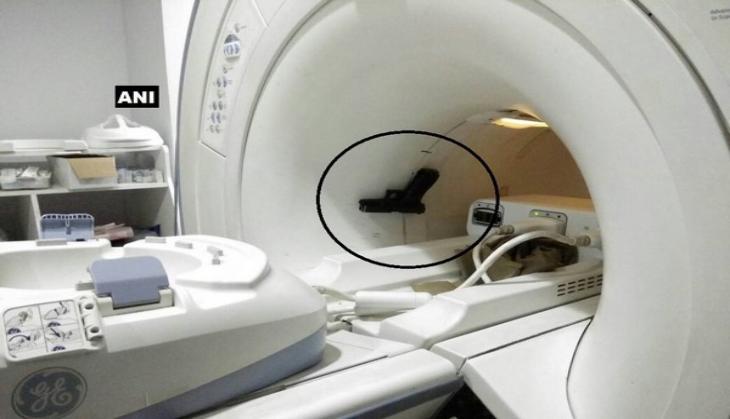 Lucknow: UP minister's guard carries gun during MRI scan, ruins machine