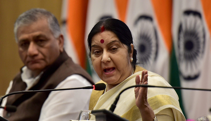 Trump's comments on India and Paris Agreement not 'fact': Sushma Swaraj