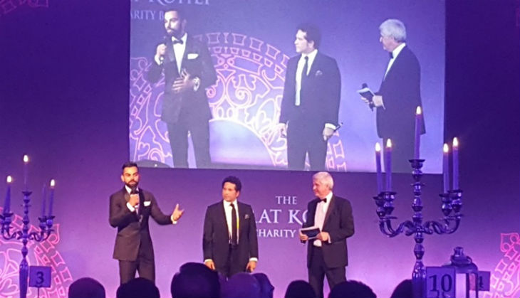 Vijay Mallya attends charity ball hosted by Virat Kohli in London