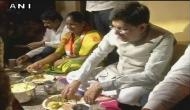 Piyush Goyal eats lunch at Dalit party worker's home