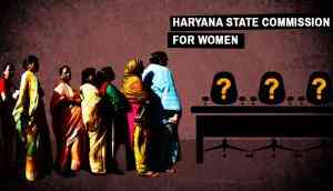 Number of members in Haryana women's commission: ZERO