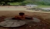 Mysore village head forces manual scavengers to clean blocked manhole