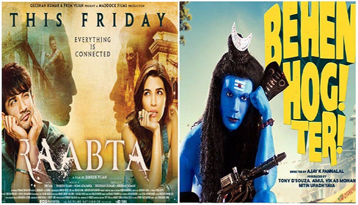 `Raabta`, `Behen Hogi Teri` open to decent business at Box Office