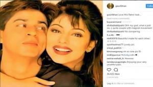 Gauri Khan shares a nostalgic picture with SRK