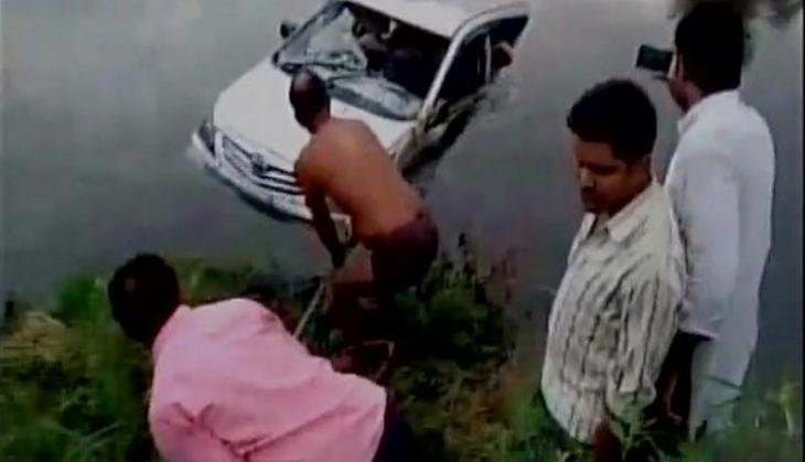 Ten killed as car falls into canal on Mathura-Bharatpur road
