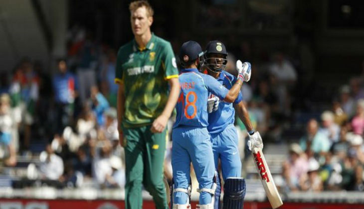 India thrash South Africa to enter Champions Trophy semi-final in style