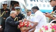 President Mukherjee arrives in Kanchipuram for day-long visit