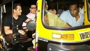 Salman Khan jilts his SUV for an auto rickshaw ride