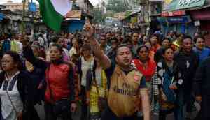 Bengal cracks down on GJM: huge cache of arms recovered from Gurung's house